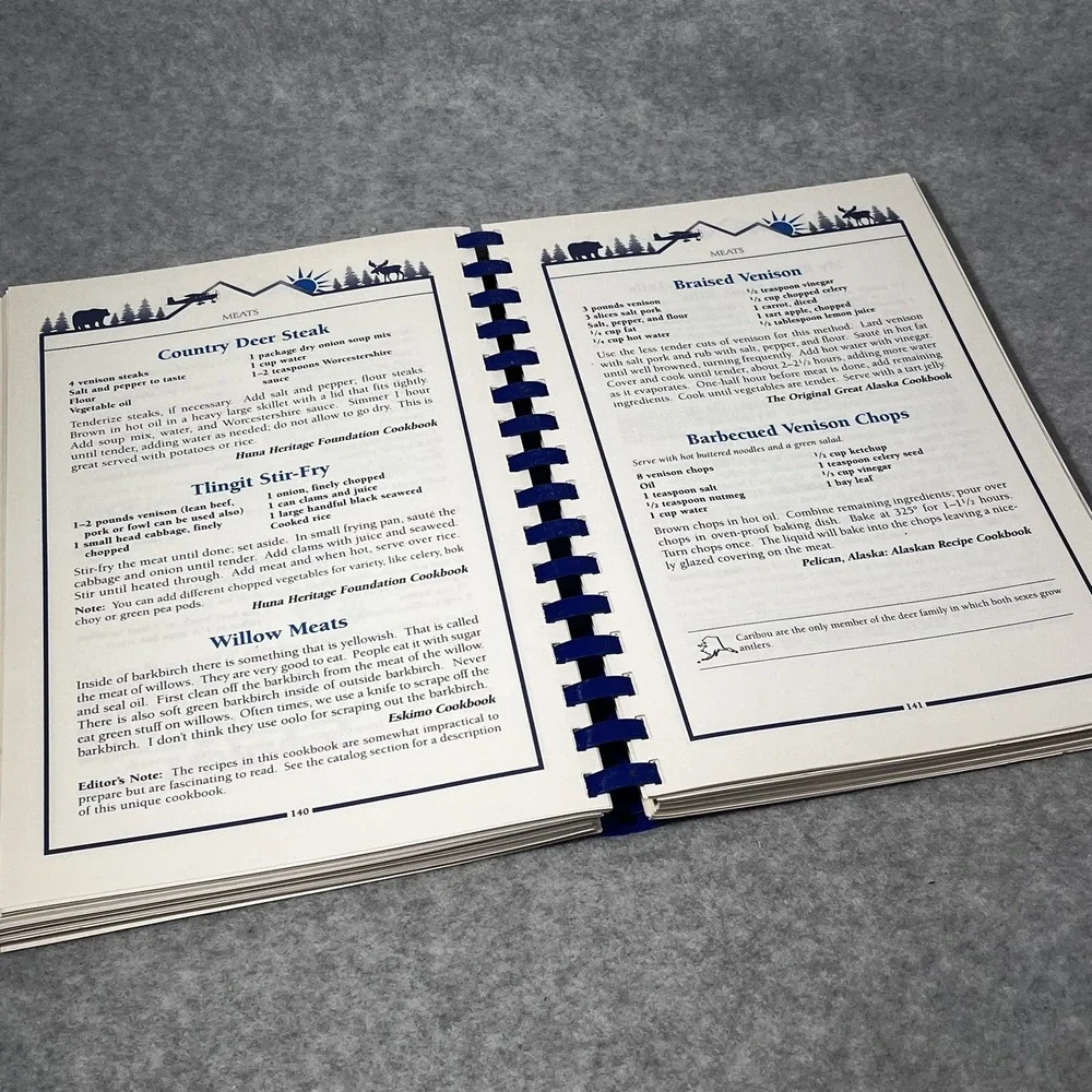 Best Alaska Cookbook Favorite Recipes Softcover Spiral Culture Travel Collection